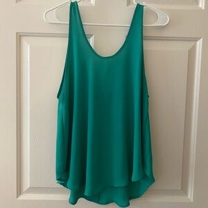 Lush Green Tank Top Blouse